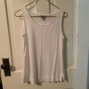 J. Jill white stretch tank top XS